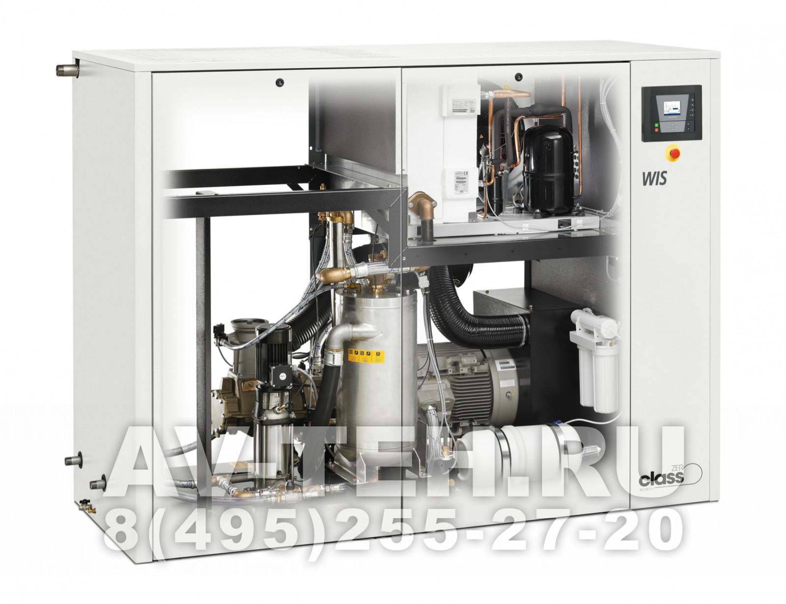 Безмасляный винтовой компрессор WisAir WIS 40 T 7,5